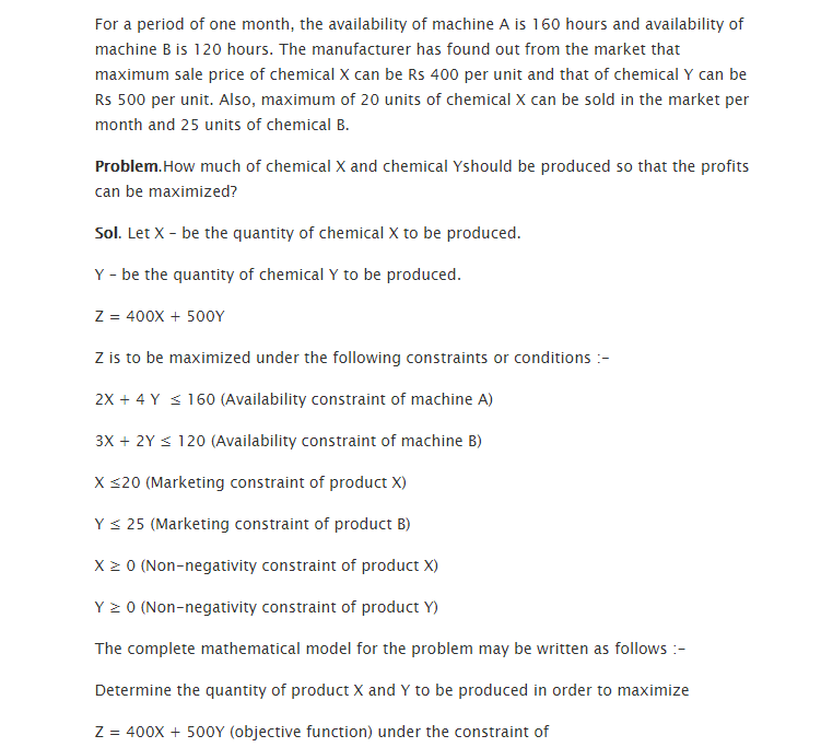 Formulation Of Linear Programming Problem 5