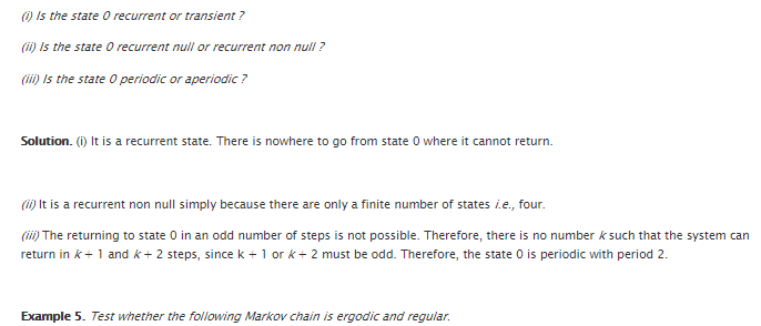 Classification of the States of Markov Chain 3