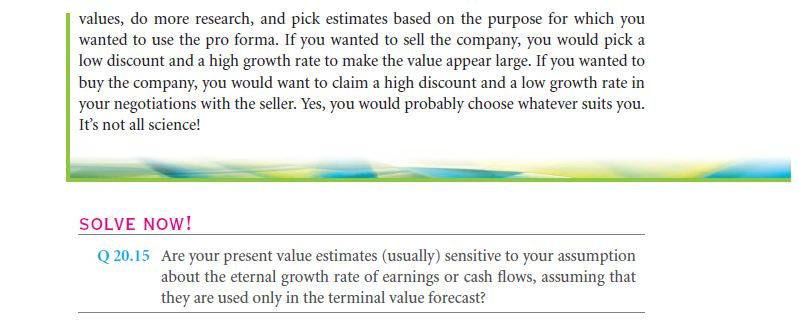 The Terminal Value 28